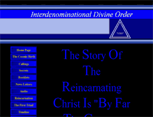 Tablet Screenshot of interdenominationaldivineorder.com